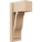 Ekena Millwork 8-in W x 12-in D x 24-in H Funston Block Rough Cedar Woodgrain TimberThane Outlooker, Primed Tan OUTUR080X12X24FST44RCPR - alternate 1